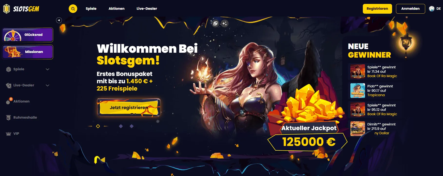 Slotsgem Casino Startseite